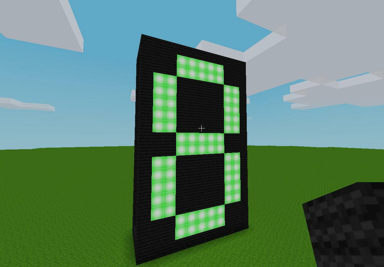 Picture of 7 Segment display in Minetest